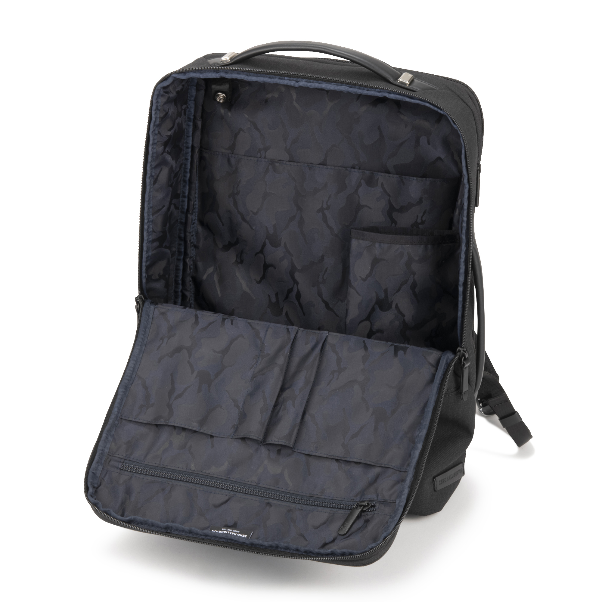【ゼロハリバートン】Z PACK LTD DN ゼットパック バックパック デニム調 Limited Edition Expandable Denim Backpack B4/15.6" PC マチ拡張 81743 01:ブラック 15.6インチ(拡張)