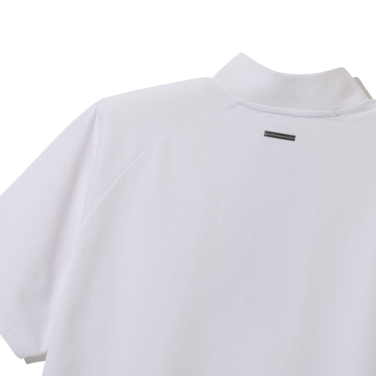 【ゼロハリバートン】ZHG-M5S7b | DELTA? SLX & CARAT High-Performance Mock ゴルフウェア メンズ モックネックシャツ 82953 ホワイト M