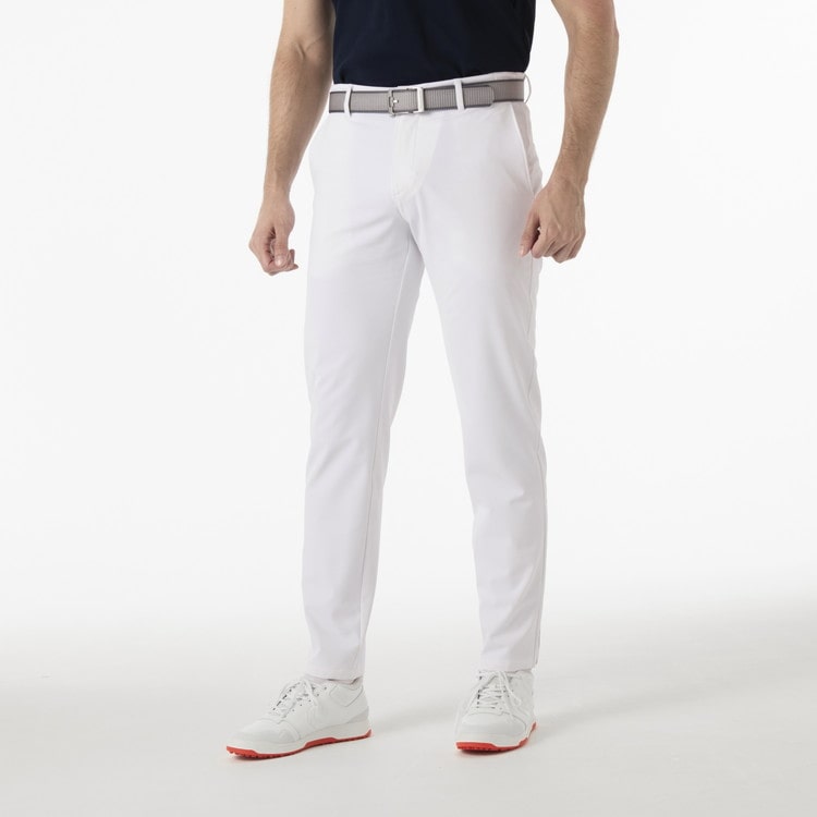 【ゼロハリバートン】ZHG-M5S10c | Double-Rib Anti-See-Through Golf Pants ゴルフウェア メンズ アンチシースルーパンツ ダブルリブ 82962 ホワイト L