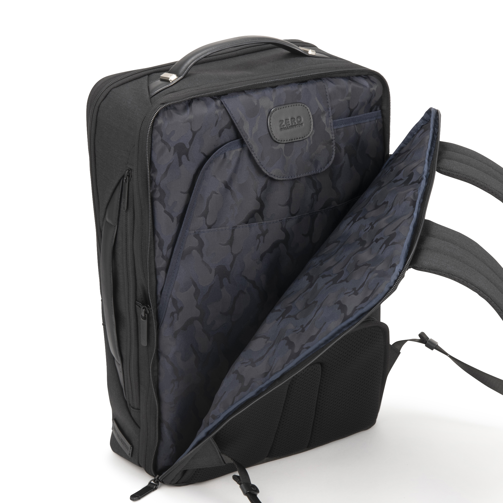 【ゼロハリバートン】Z PACK LTD DN ゼットパック バックパック デニム調 Limited Edition Expandable Denim Backpack B4/15.6" PC マチ拡張 81743 01:ブラック 15.6インチ(拡張)