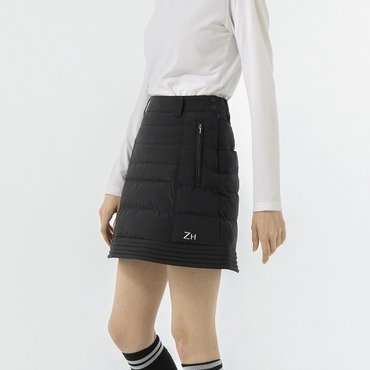 【ゼロハリバートン】 ZHG-W5A2b | Light Padded Skirt ゴルフウェア 中綿スカート 秋冬 レディース 85134 Black M