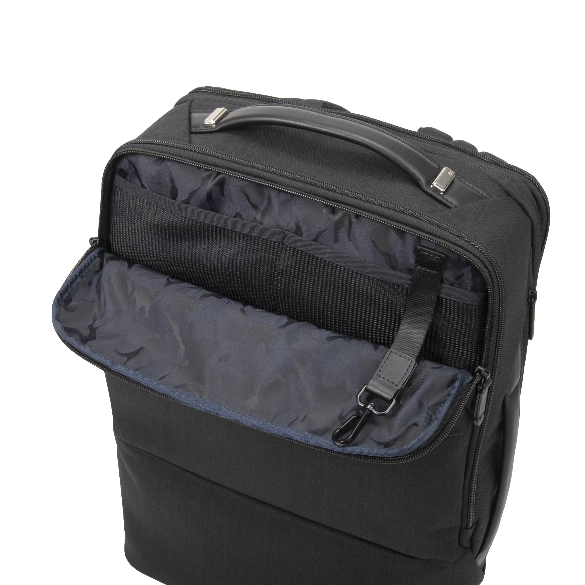 【ゼロハリバートン】Z PACK LTD DN ゼットパック バックパック デニム調 Limited Edition Expandable Denim Backpack B4/15.6" PC マチ拡張 81743 01:ブラック 15.6インチ(拡張)