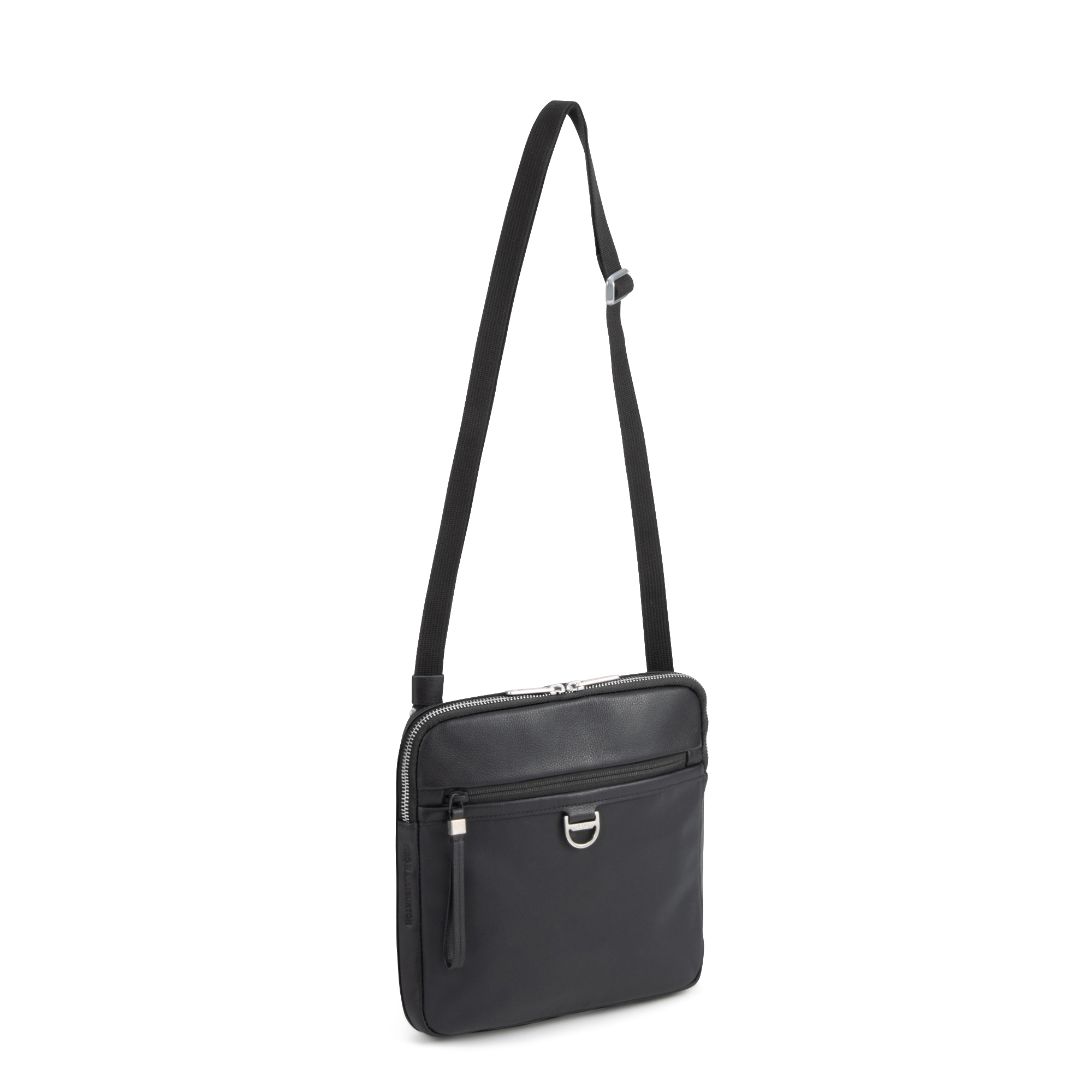 【ゼロハリバートン】UE Collection カジュアルバッグ ショルダーバッグ Round-Zip Slim Square Shoudler 81752 01:ブラック スクエアショルダー