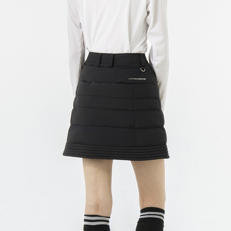【ゼロハリバートン】 ZHG-W5A2b | Light Padded Skirt ゴルフウェア 中綿スカート 秋冬 レディース 85134 Black M