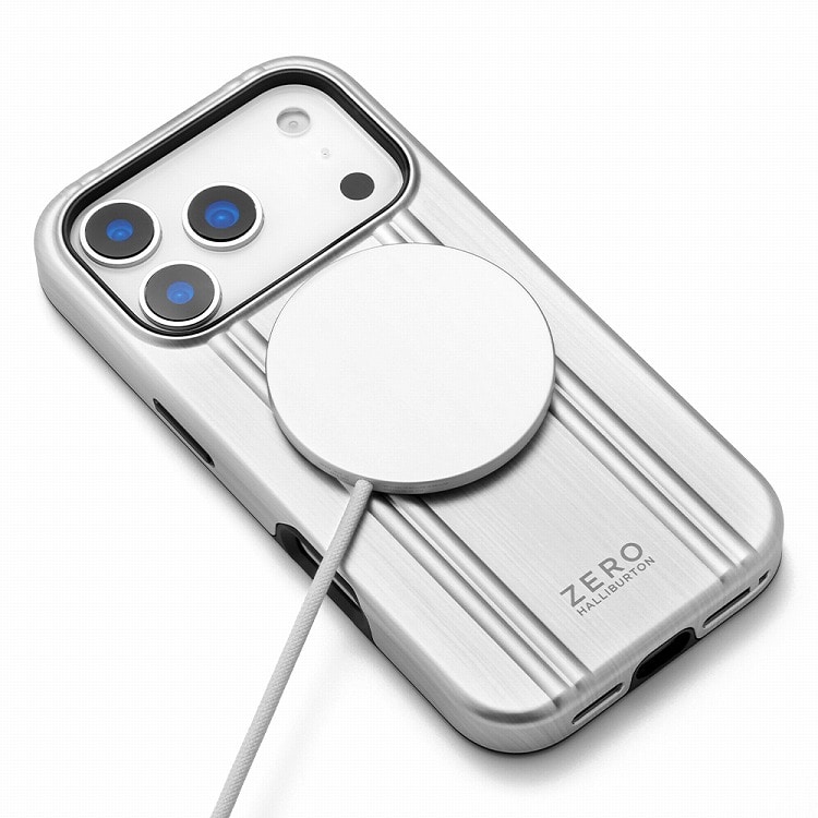 【ゼロハリバートン】iPhone17 Pro スマホケース 背面型 Hybrid Shockproof Case for iPhone 17 Pro (6.3inch: 3レンズ) 81713 15:スティールブルー iPhone17 Pro【背面型】