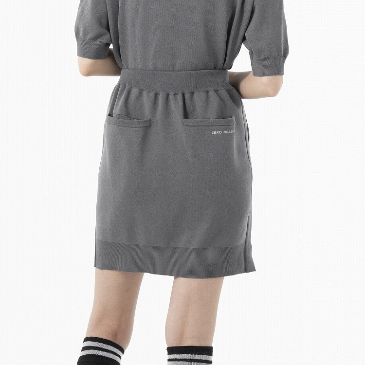 【ゼロハリバートン】 ZHG-W5A4e | Knit Skirt ゴルフウェア ニットスカート 秋冬 レディース 85140 Grey M