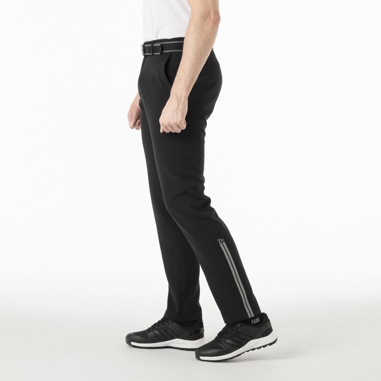 【ゼロハリバートン】ZHG-M5S11c | Air Impression Double-Rib Golf Pants ゴルフウェア メンズ フルレングスパンツ ダブルリブ 82966 ブラック 2L