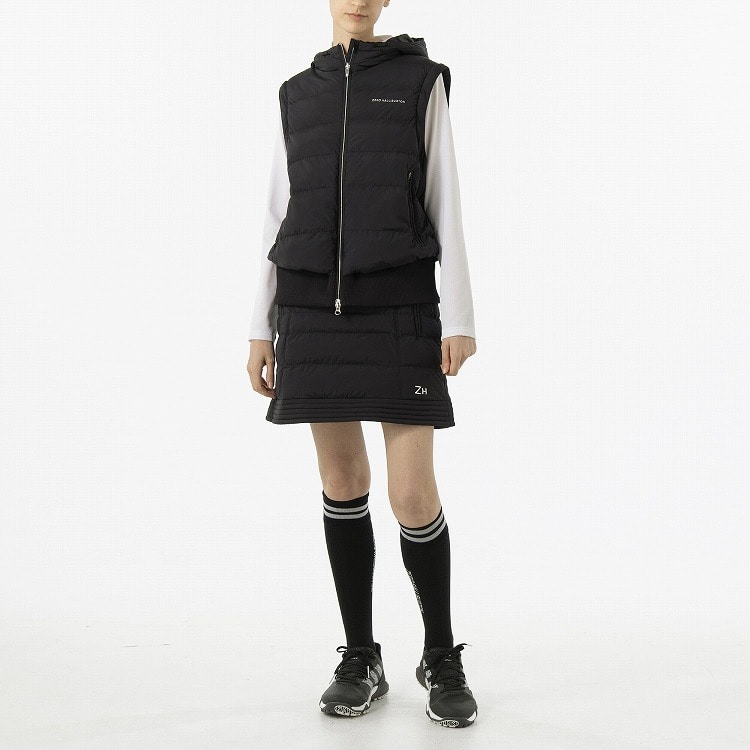 【ゼロハリバートン】 ZHG-W5A2b | Light Padded Skirt ゴルフウェア 中綿スカート 秋冬 レディース 85134 Black M