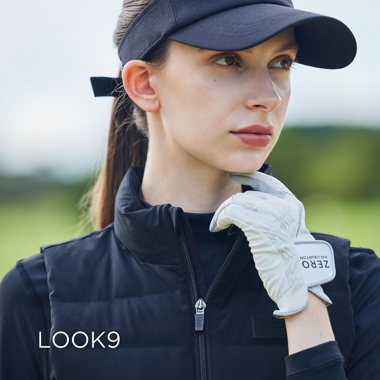 【ゼロハリバートン】ZHG-GLOVE | All-Weather Glove ゴルフグローブ ナノフロント 合成皮革 82172 06:ホワイト 23cm