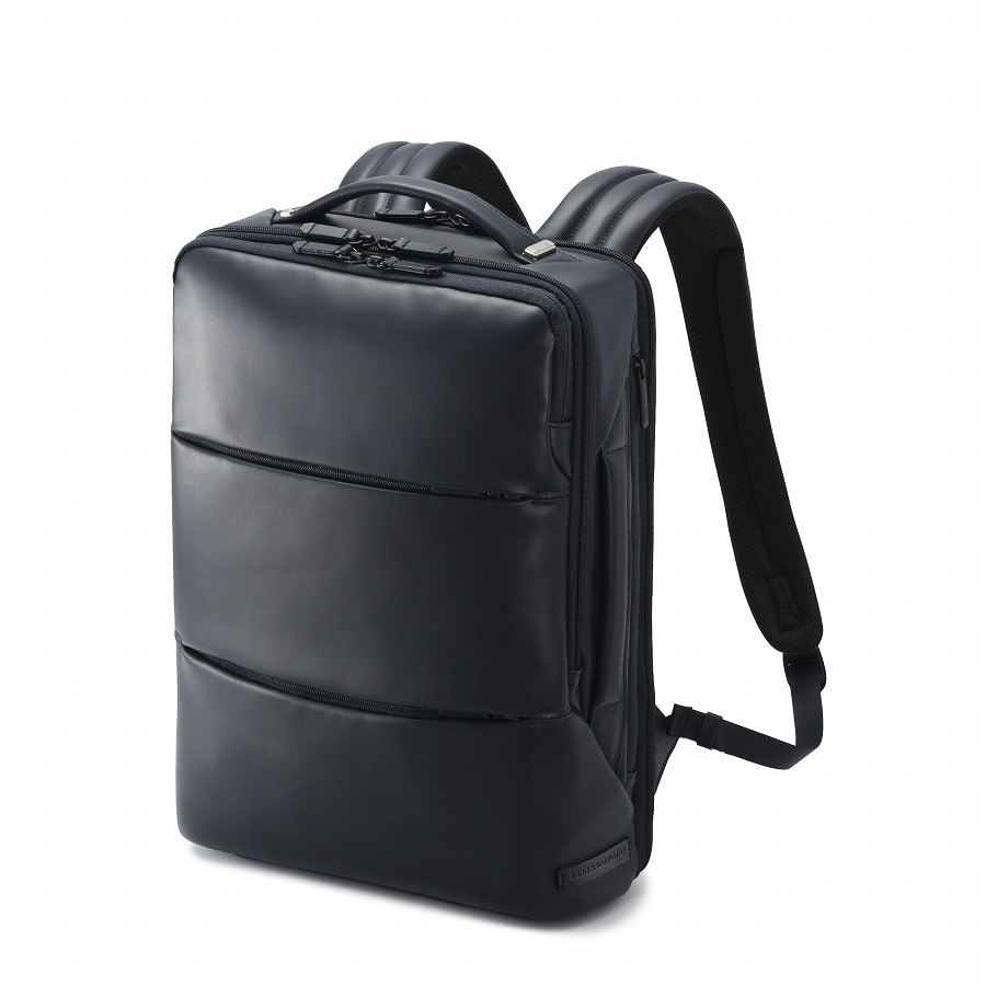 【ゼロハリバートン】 Z PACK/ゼットパック リュックサック type-L2 Genuine Leather Backpack A4 14インチPC 本革 レザー 送料無料 81501 03:ネイビー 13L