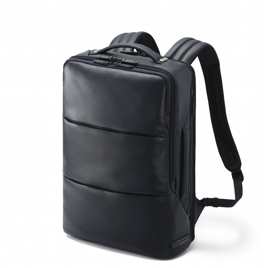 【ゼロハリバートン】 Z PACK/ゼットパック リュックサック type-L2 Genuine Leather Backpack B4 15.6インチPC 本革 レザー 送料無料 81502 03:ネイビー 17L