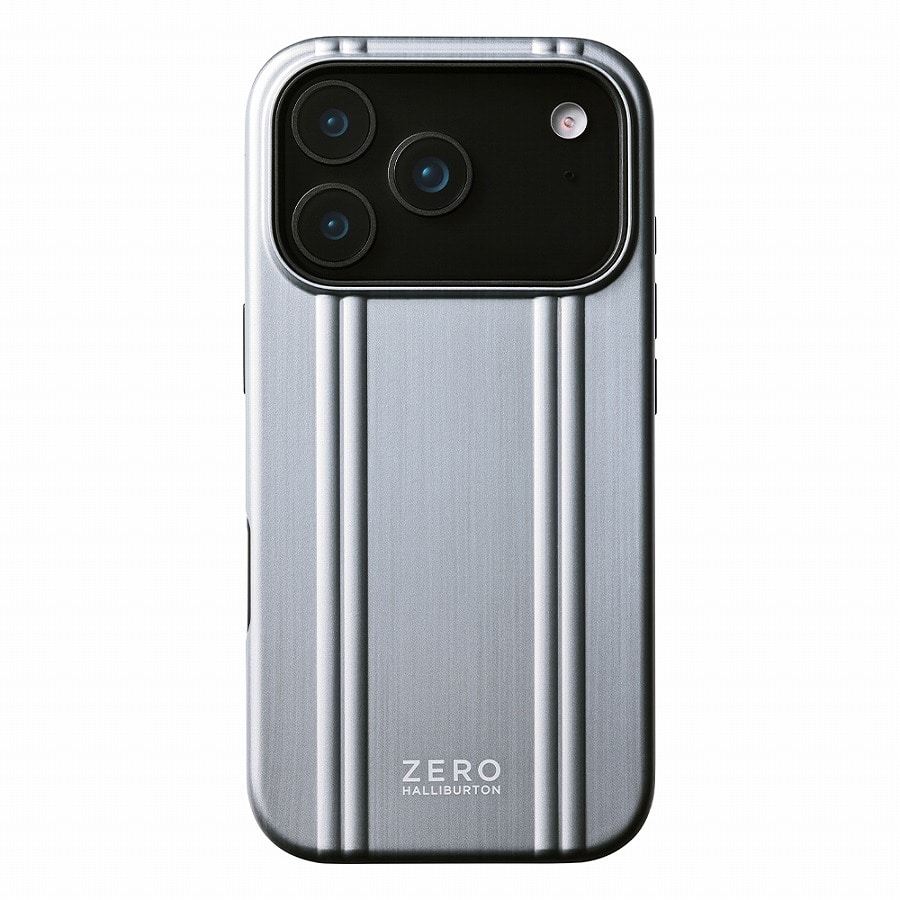 【ゼロハリバートン】iPhone17 Pro スマホケース 背面型 Hybrid Shockproof Case for iPhone 17 Pro (6.3inch: 3レンズ) 81713 11:シルバー iPhone17 Pro【背面型】
