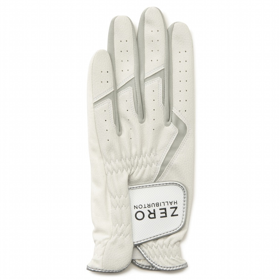 【ゼロハリバートン】ZHG-GLOVE | All-Weather Glove ゴルフグローブ ナノフロント 合成皮革 82172 06:ホワイト 23cm