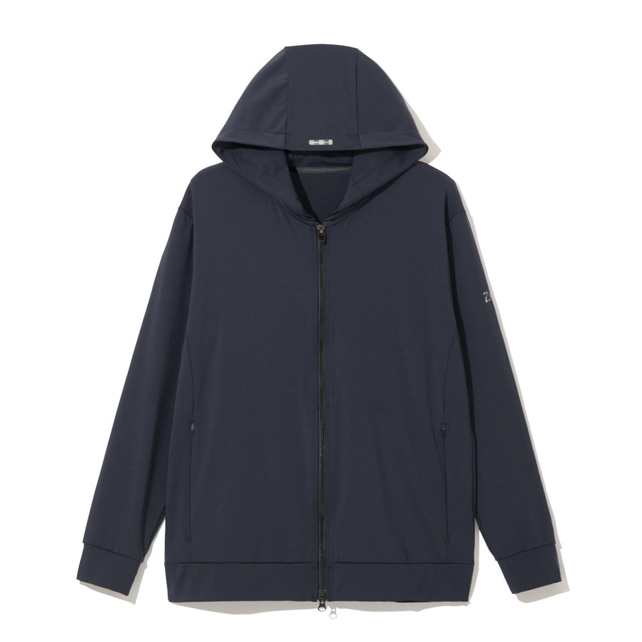 【ゼロハリバートン】ZHG-M5S2a | Elegant Stretch Hoodie ゴルフウェア メンズ パーカー 82944 ネイビー 2L