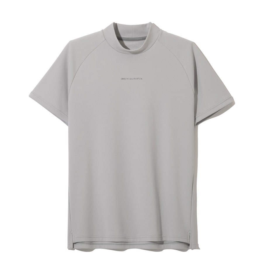 【ゼロハリバートン】ZHG-M5S5a | CARAT Dry-Feel Mock Shirt ゴルフウェア メンズ モックネックシャツ 82949 シルバーグレー L