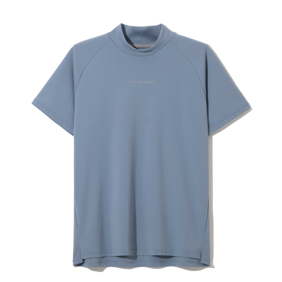 【ゼロハリバートン】ZHG-M5S5a | CARAT Dry-Feel Mock Shirt ゴルフウェア メンズ モックネックシャツ 82949 ライトブルー M