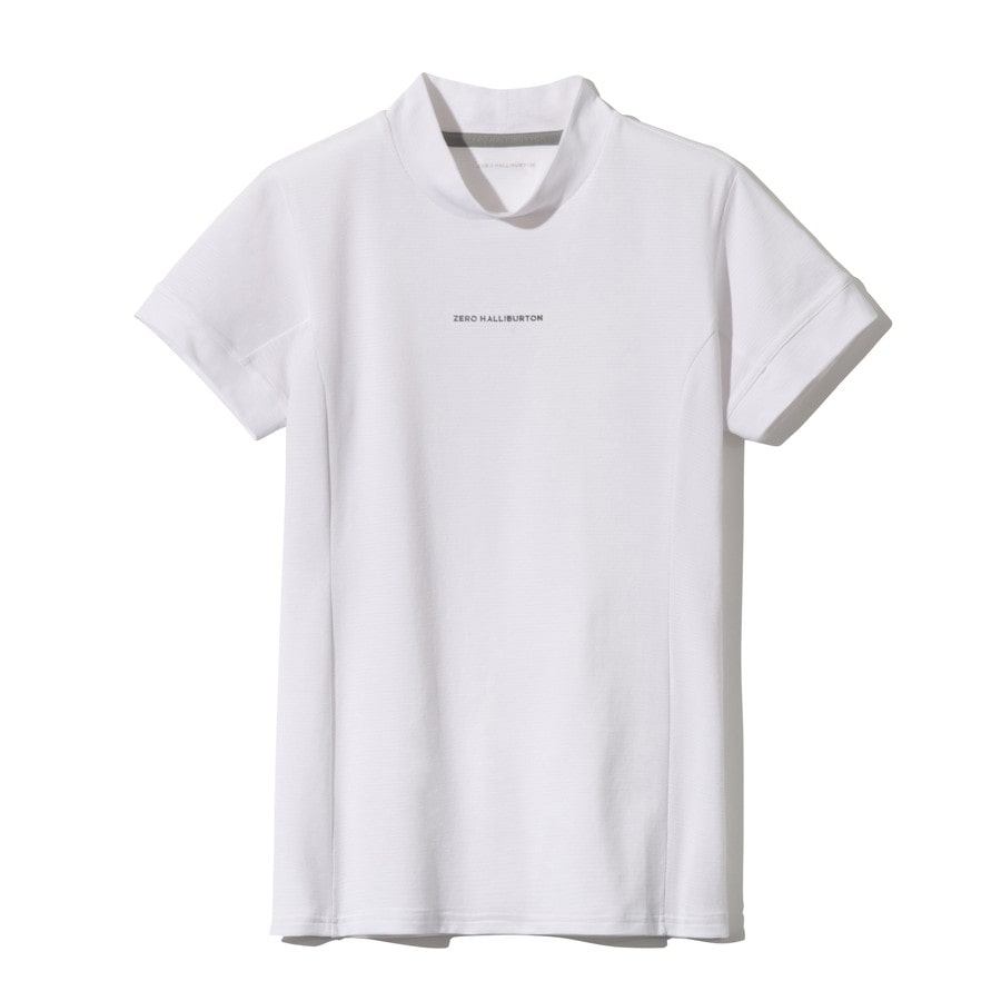 【ゼロハリバートン】ZHG-W5S6a | Basic Mock Neck Shirt ゴルフウェア レディース モックネックシャツ 82980 ホワイト S