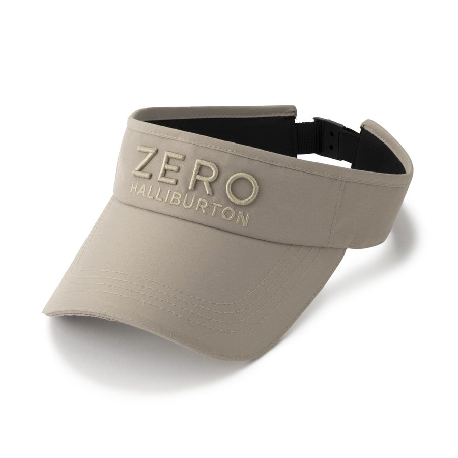 【ゼロハリバートン】Cap and Visors | Bold Logo Embroidered Visor ゴルフ バイザー 男女兼用 85062 05:ベージュ FREE