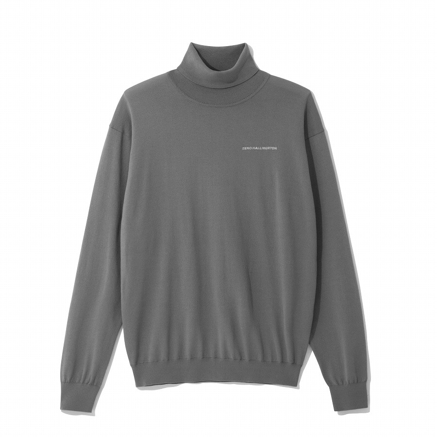 【ゼロハリバートン】 ZHG-M5A4e | Turtleneck Knit ゴルフウェア タートルネックニット 秋冬 メンズ 85117 Grey M