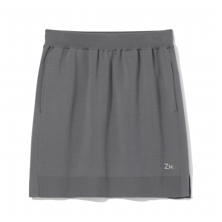 【ゼロハリバートン】 ZHG-W5A4e | Knit Skirt ゴルフウェア ニットスカート 秋冬 レディース 85140 Grey M