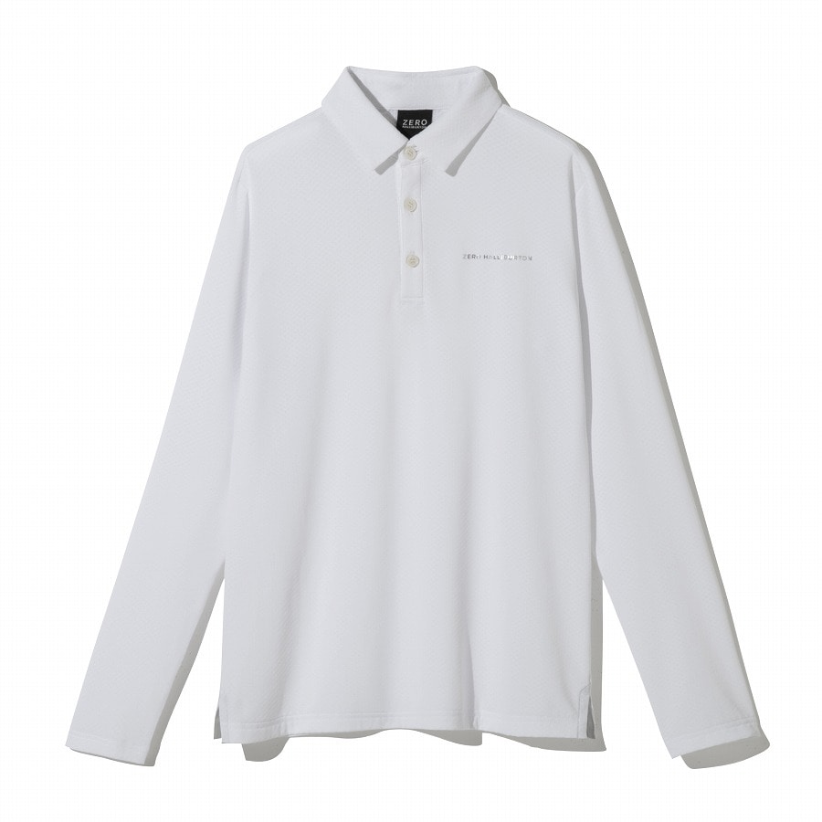 【ゼロハリバートン】 ZHG-W5A6a | Octa Long-Sleeve Polo ゴルフウェア 長袖ポロシャツ 秋冬 レディース 85143 White S