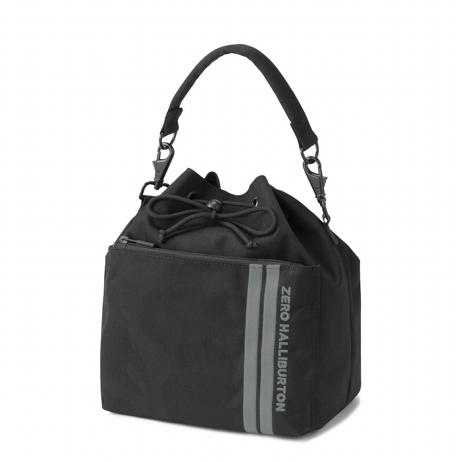 【ゼロハリバートン】JC Series | ショルダーバッグ ゴルフバッグ Drawstring Shoulder Bag ZHG-B26 Jacquard Camo カモフラ柄 85257 01:ブラックカモ ショルダーバッグ