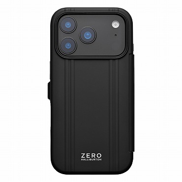 【ゼロハリバートン】iPhone17 Pro スマホケース 手帳型 Hybrid Shockproof Flip Case for iPhone 17 Pro (6.3inch: 3レンズ)81714