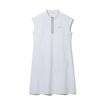 【ゼロハリバートン】ZHG-W5S4b | French Sleeve Mock Neck Dress ゴルフウェア レディース モックネックワンピース 82978