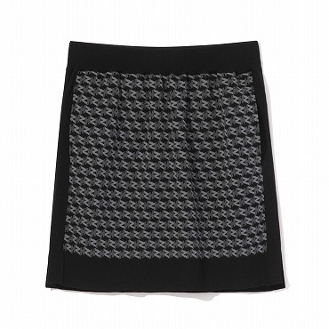 【ゼロハリバートン】 ZHG-W5A4f | Monogram Knit Skirt ゴルフウェア モノグラム柄ニットスカート 秋冬 レディース 85141