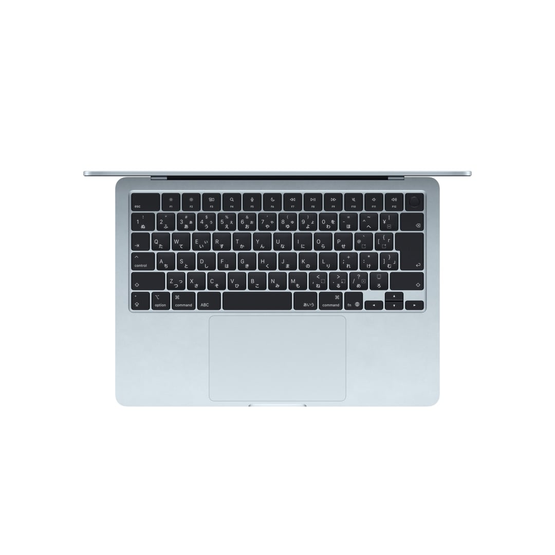 13インチMacBook Air: 10コアCPUと10コアGPUを搭載したApple M5チップ, 16GB, 4TB SSD - スカイブルー, Magic Keyboard(英語/UK)with AppleCare+