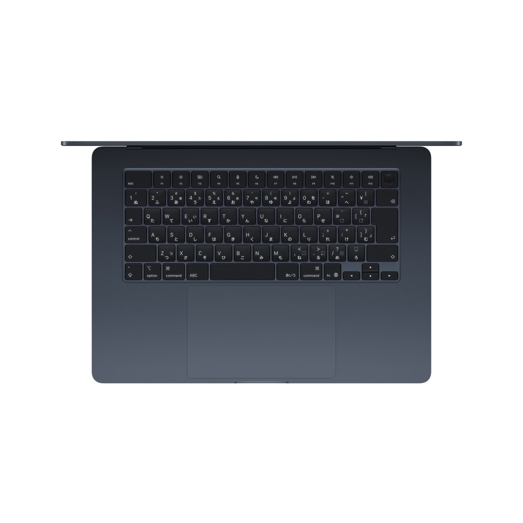 15インチMacBook Air: 10コアCPUと10コアGPUを搭載したApple M5チップ, 32GB, 512GB SSD - ミッドナイトwith AppleCare+