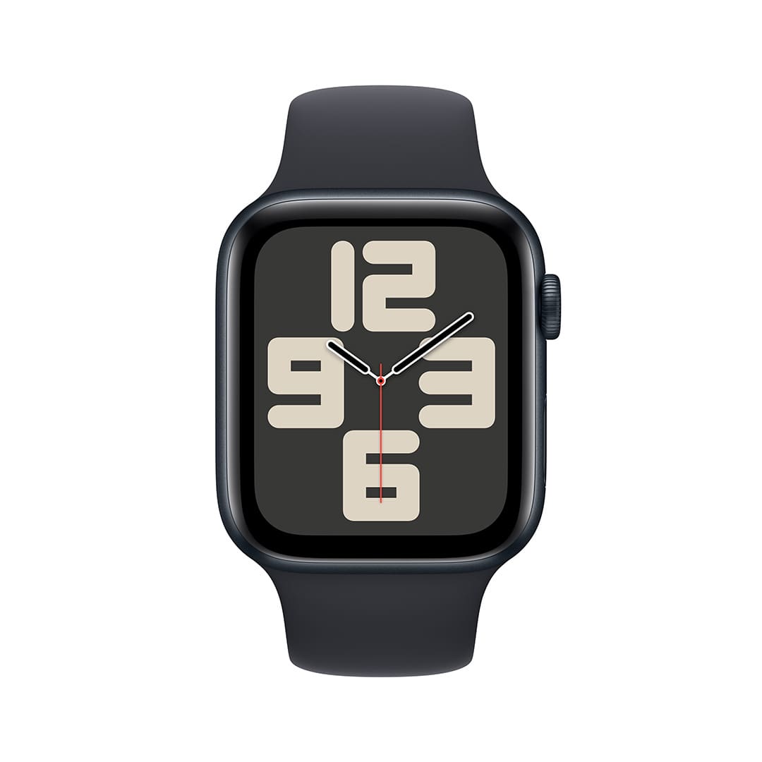Apple Watch SE（GPSモデル）- 44mmミッドナイトアルミニウムケースとミッドナイトスポーツバンド - S/M