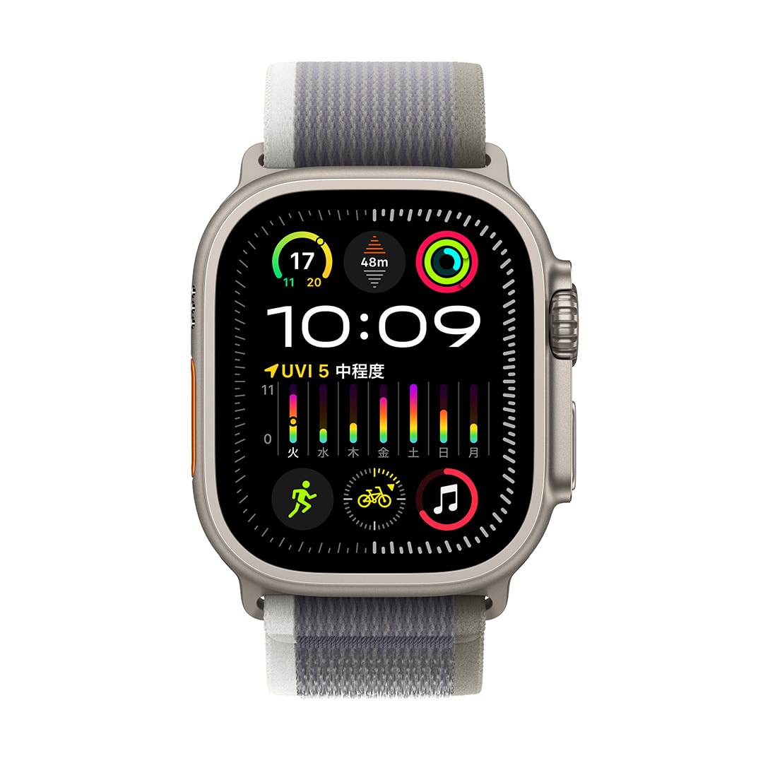 Apple Watch Ultra 2（GPS + Cellularモデル）- 49mmチタニウムケース 