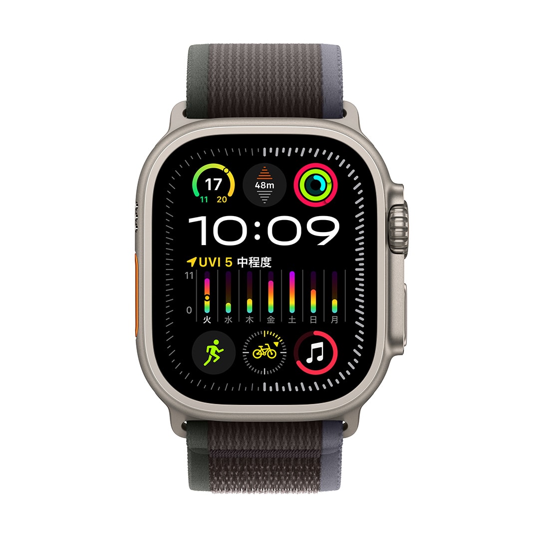 Apple Watch Ultra 2（GPS + Cellularモデル）- 49mmチタニウムケース 