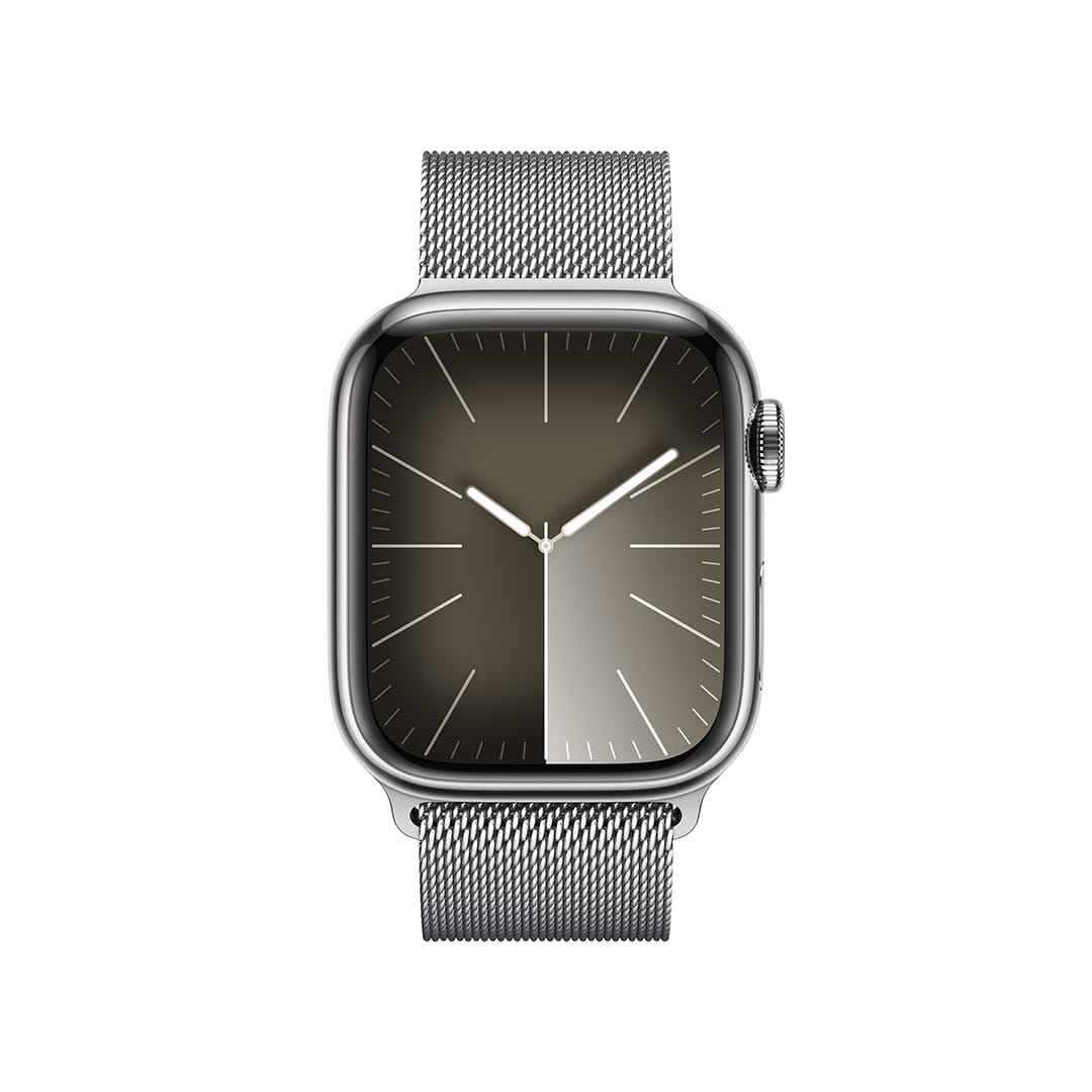Apple Watch ミラネーゼループバンド シルバー 44mm対応 - 時計