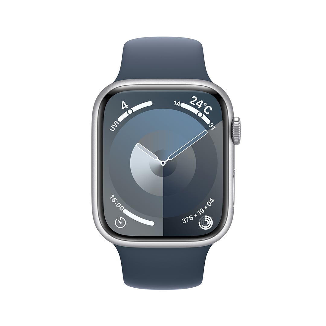 Apple Watch Series 9（GPS + Cellularモデル）- 45mmシルバー 