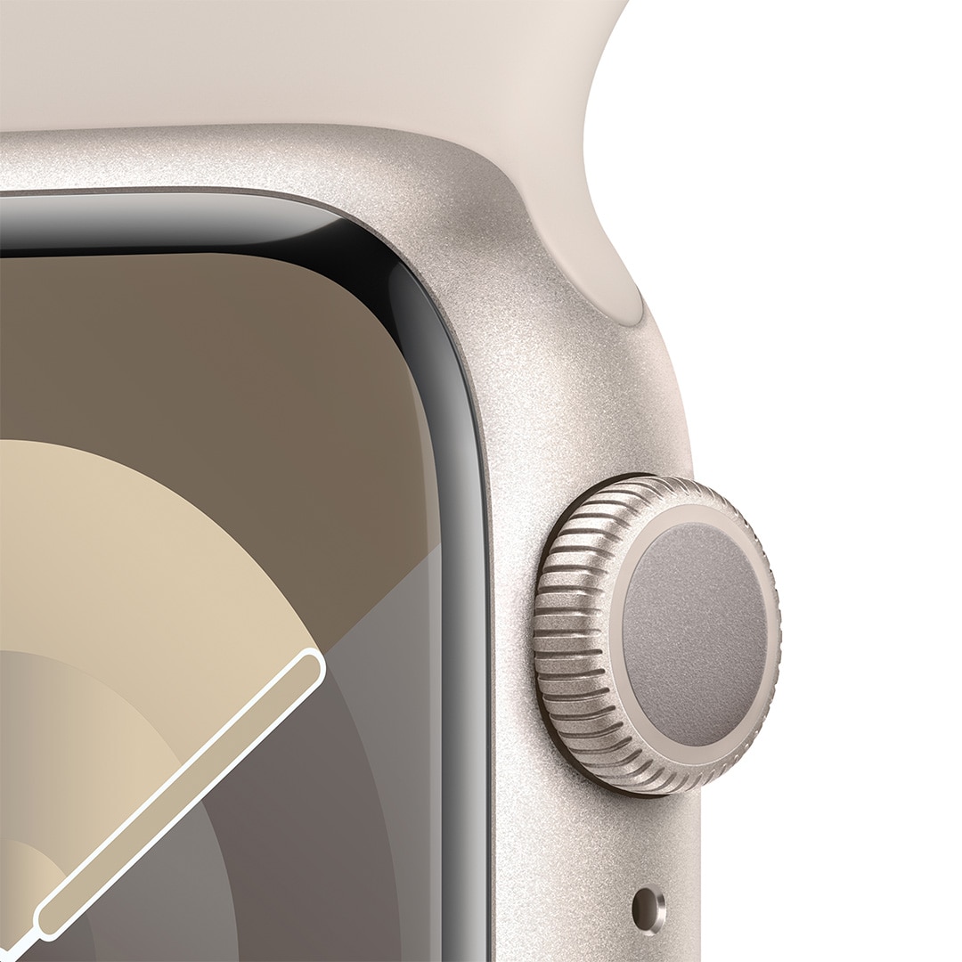 Apple Watch Series 9（GPSモデル）- 41mmスターライトアルミニウム 