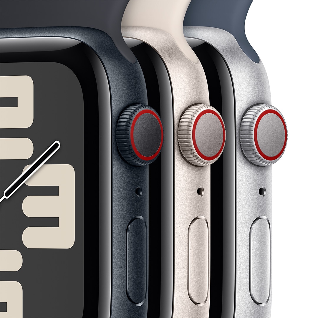 Apple Watch SE（GPS + Cellularモデル）- 44mmミッドナイトアルミニウムケースとミッドナイトスポーツループ with  AppleCare+