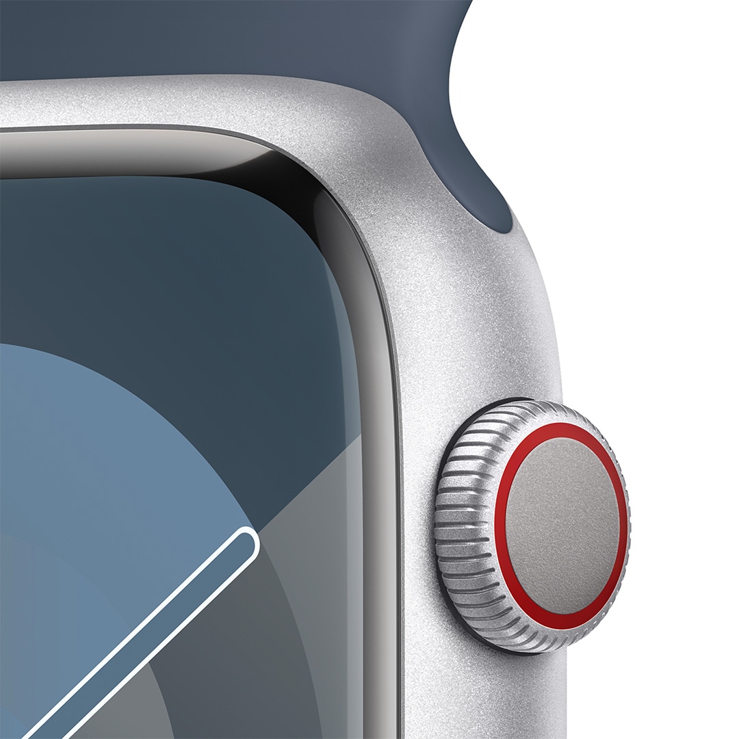 Apple Watch Series 9（GPS + Cellularモデル）- 45mmシルバー