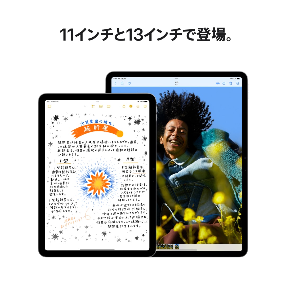 13インチiPad Air Wi-Fi + Cellularモデル 128GB - スペースグレイ with AppleCare+