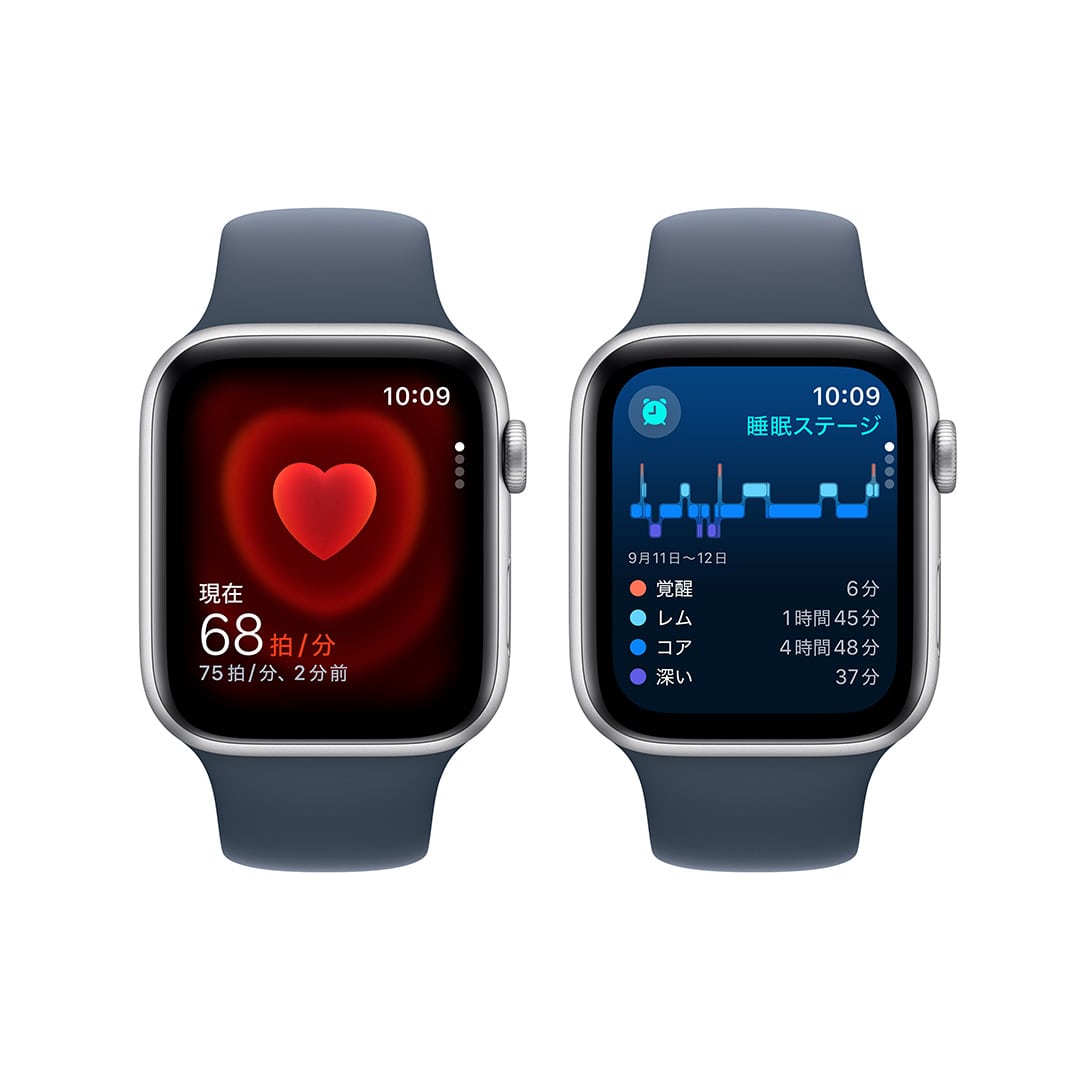 Apple Watch SE（GPSモデル）- 44mmシルバーアルミニウムケースとストームブルースポーツバンド - S/M with  AppleCare+: Apple Rewards Store｜JAL Mall｜マイルがたまる・つかえる ショッピングモール
