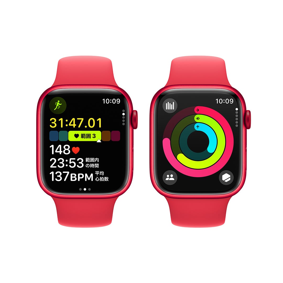 Apple Watch Series 9（GPSモデル）- 45mm (PRODUCT)REDアルミニウム