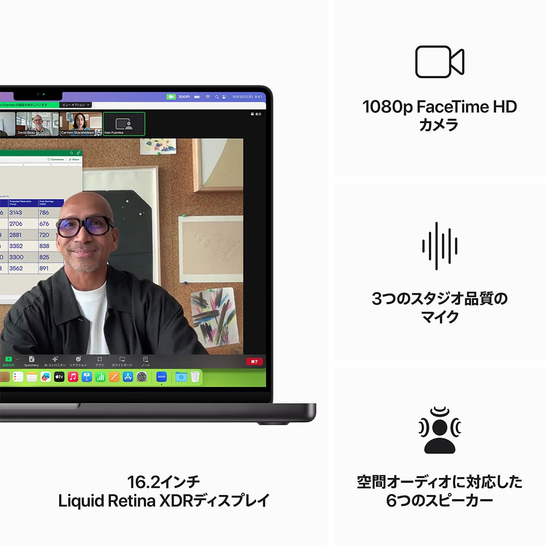 16インチMacBook Pro: 16コアCPUと40コアGPUを搭載したApple M3 Max ...