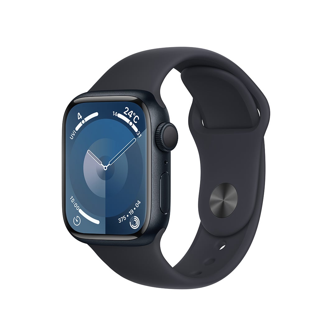 Apple Watch Series 9（GPSモデル）- 41mmミッドナイトアルミニウムケースとミッドナイトスポーツバンド - S/M:  Apple Rewards Store｜JAL Mall