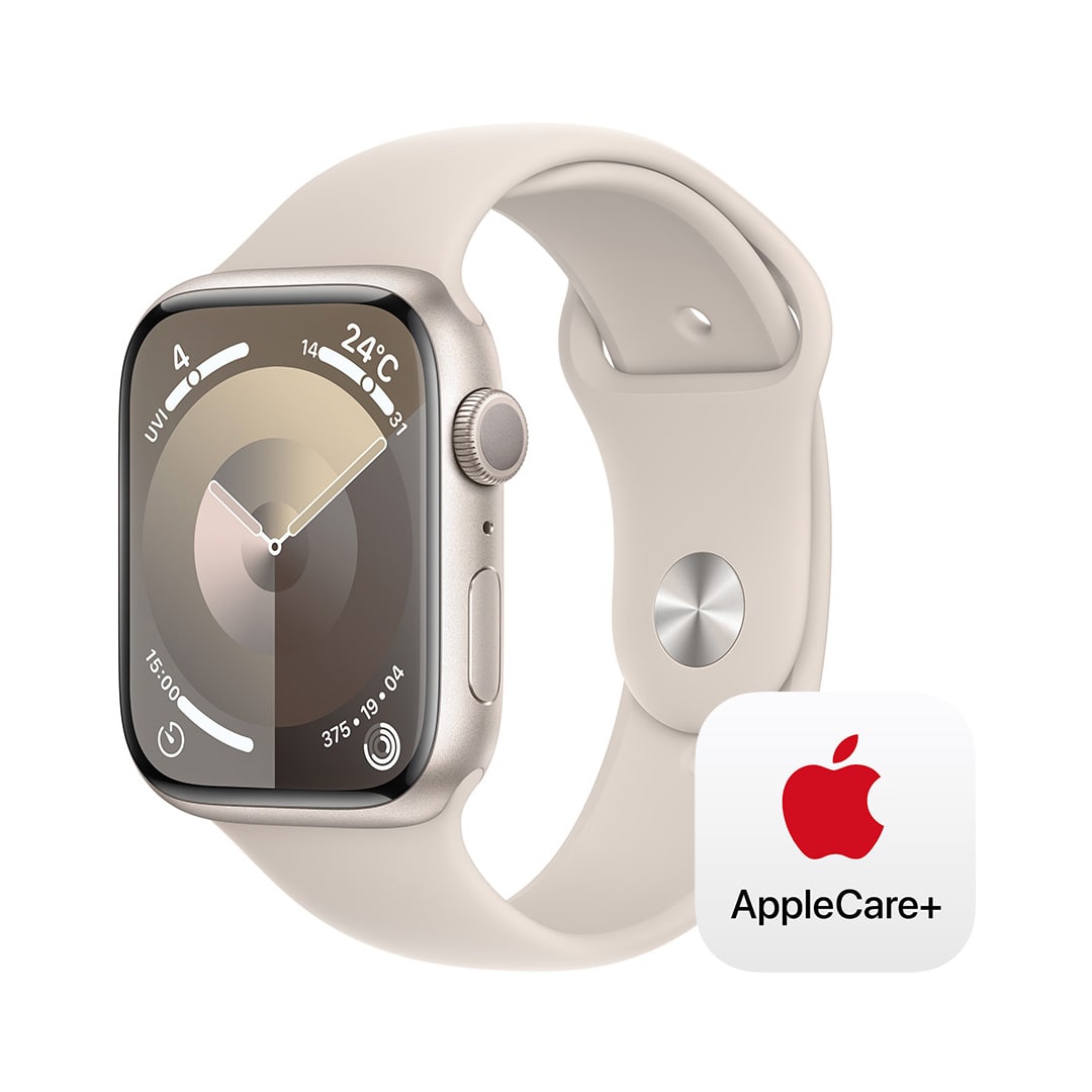 Apple Watch Series 9（GPSモデル）- 45mmスターライトアルミニウム 