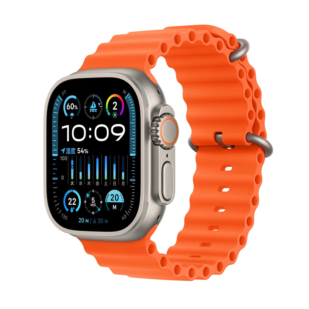 Apple Watch Ultra 2（GPS + Cellularモデル）- 49mmチタニウムケースとオレンジオーシャンバンド: Apple  Rewards Store｜JAL Mall