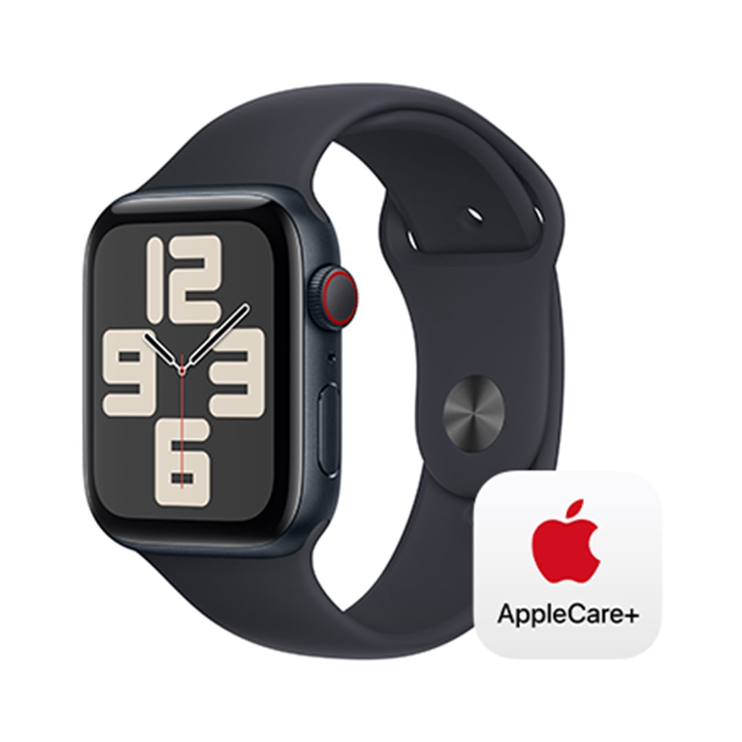 Apple Watch SE（GPS + Cellularモデル）- 44mmミッドナイトアルミニウムケースとミッドナイトスポーツバンド - S/M  with AppleCare+: Apple Rewards Store｜JAL Mall