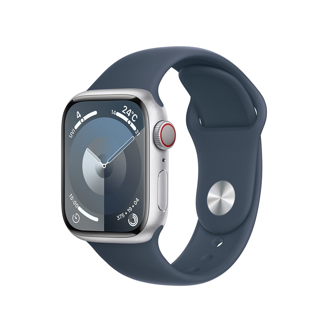 Apple Watch Series 9（GPS + Cellularモデル）- 41mmシルバー