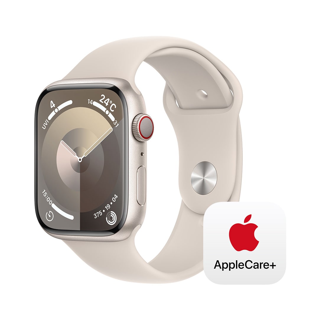 Apple Watch Series 9（GPS + Cellularモデル）- 45mmスターライト