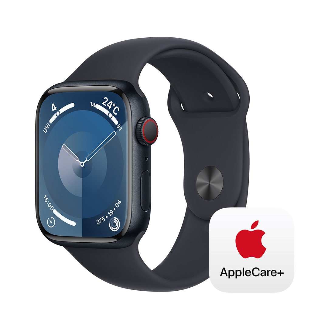 Apple Watch Series 9（GPS + Cellularモデル）- 45mmミッドナイト